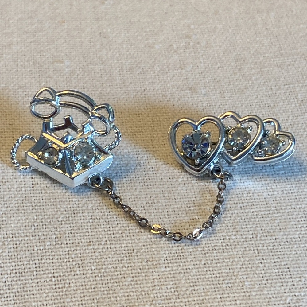 Vintage Chained Brooch